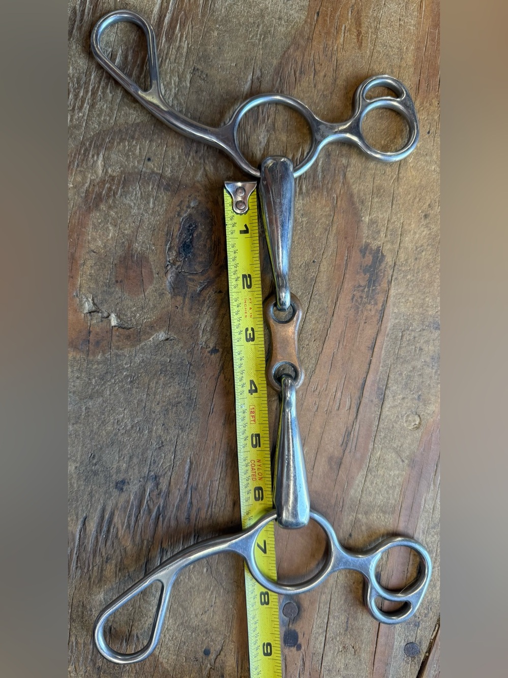 6” Shires French Link Sliding Gag Bit